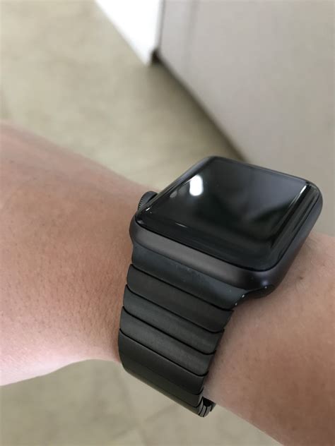 apple watch link bracelet clone black|bracelet apple watch original.